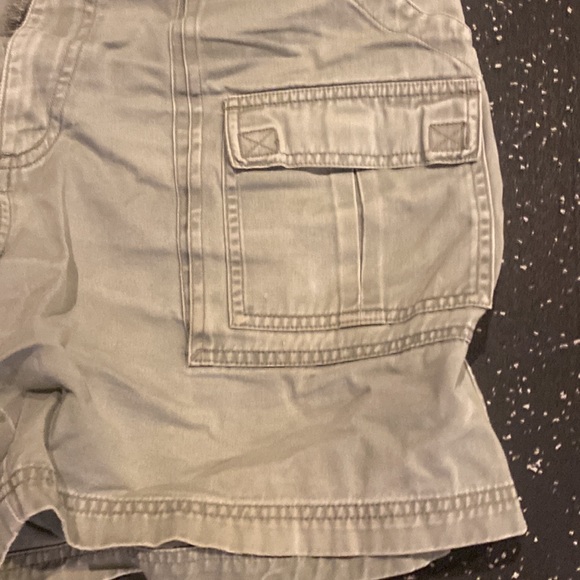 Croft and barrow men’s 36 gray detailed cargo shorts heavy cotton - Picture 4 of 4